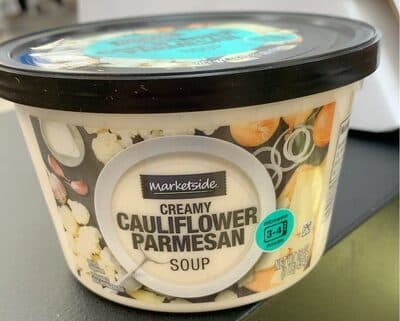 Creamy Cauliflower Parmesan Soup