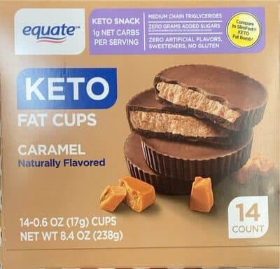 Caramel Flavored Fat Cups Keto Snack