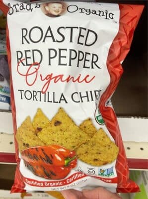 Roasted Red Pepper Organic Tortilla Chips