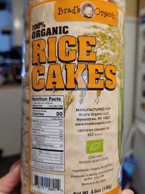 No Salt Rice Cakes