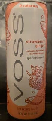 Strawberry Ginger Flavored Sparkling Water