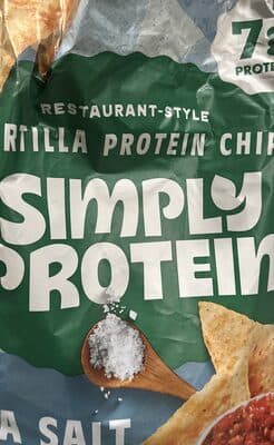 Restaurant-Style Tortilla Protein Chips Sea Salt
