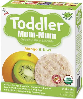 Toddler mum mum hot kid organic rice biscuits