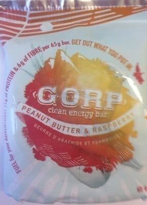 Gorp Clean Energy Bar