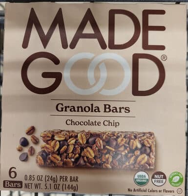 Chocolate Chip Granola Bars