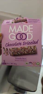 Granola Bars Birthday Cake Flavour