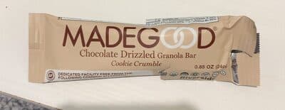 Chocolate Drizzled Granola Bar, Cookie Crumble