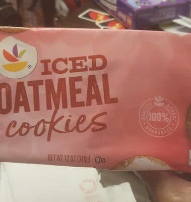 Iced Oatmeal Cookies