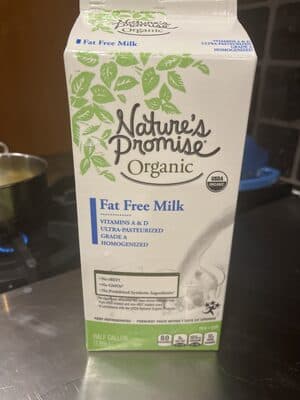 Organic Fat Free Milk
