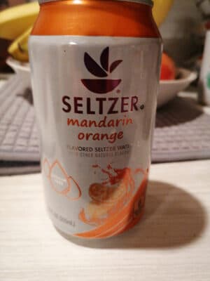 Mandarin Orange Flavored Seltzer Water