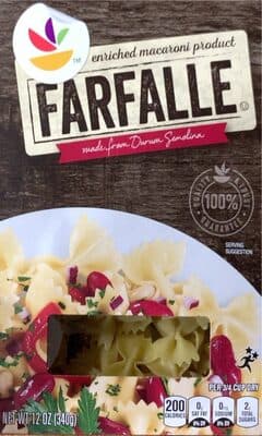 Giant Enriched Macaroni Product Farfalle