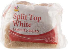 Split Top White Enriched Bread