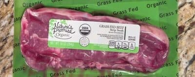 Grass Fed Beef strip steak