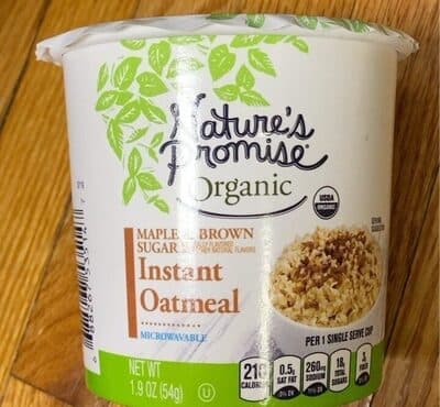 Maple & Brown Sugar Instant Oatmeal