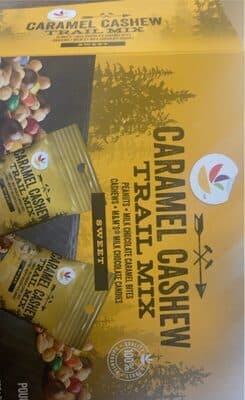Sweet Peanuts, Milk Chocolate Caramel Bites, Cashews, M&M's Milk Chocolate Candies Trail Mix, Caramel Cashew