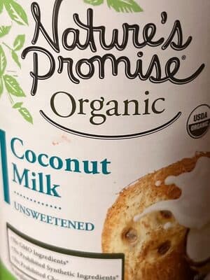 Unsweetened Coconut Milk