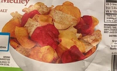 Root Vegetable Chip Medley With Sea Salt