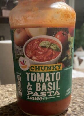 Chunky Tomato & Basil Pasta Sauce