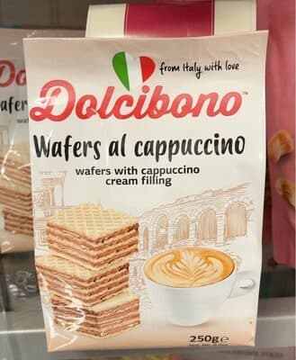 Wafers al cappuccino