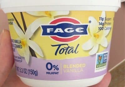 Vanilla Nonfat Greek Strained Yogurt