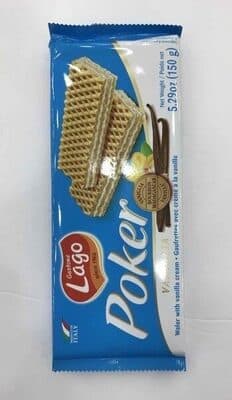 Gastone Lago Elledi, Poker Wafer, Vanilla Cream