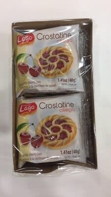 Tarts With Cherry Jam Crostatine