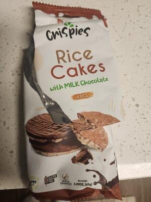 Rice Cakes With Milk Chocolate