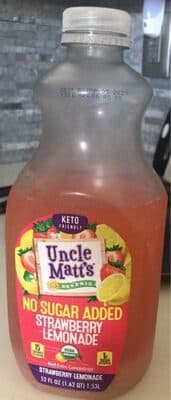 Strawberry No Sugar Added Lemonade
