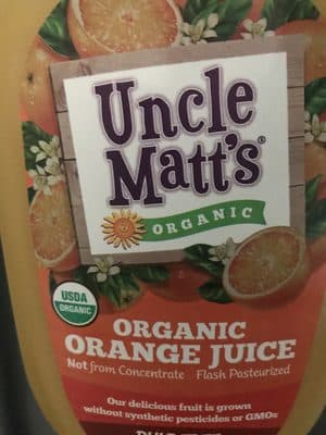 Organic Juice, Orange