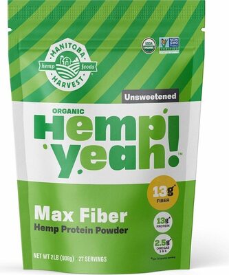 Hemp Yeah! Organic Max Fiber Protein Powder Unsweetened