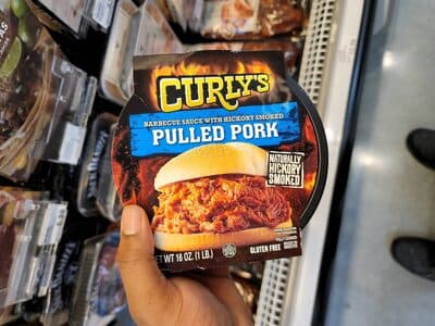 Curly's Hickory Smoked Pulled Pork With Barbecue Sauce
