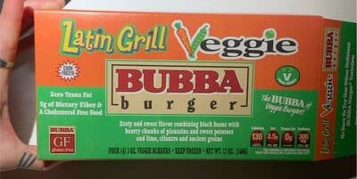 Latin Grill Veggie Burgers