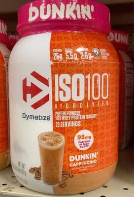 Iso 100 dunkin cappuccino