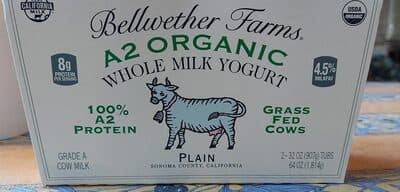 A2 Organic Whole Milk Yogurt