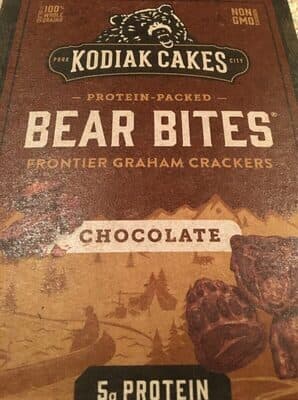 Chocolate Protein-Packed Bear Bites Frontier Graham Crackers