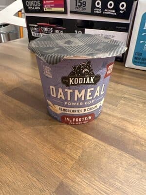 Blueberries & Cream Power Cup Oatmeal