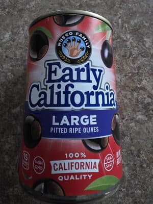 Sea Salt Large Pitted California Ripe Olives