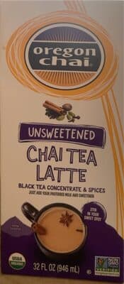 Unsweetened Chai Tea Latte