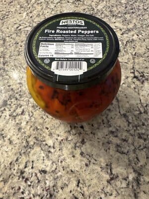 Roasted peppers