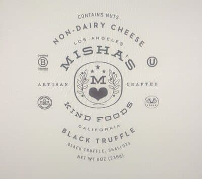 Black Truffle Vegan Cheese