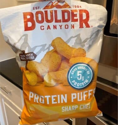 Sharp Cheddar Flavored Protein Puffs