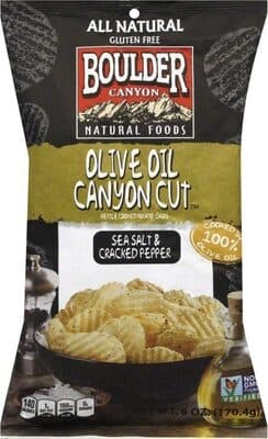 Sea Salt & Cracked Pepper Olive Oil Kettle Cooked Potato Chips