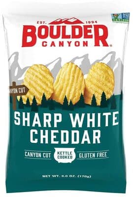 Sharp White Cheddar Flavored Kettle Style Potato Chips