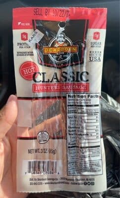 Classic Hot Hunters Sausage