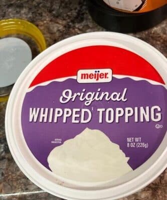 Original whipped topping