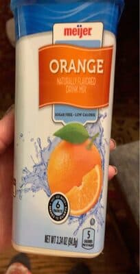 Orange Flavored Drink Mix