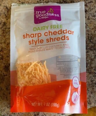 Dairy Free Cheddar Style Shreds