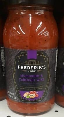 Mushroom and Cabernet Wine artisan pasta sauce