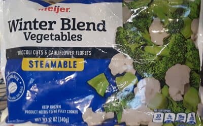 Winter Blend Broccoli Cuts & Cauliflower Florets Vegetables Steamable