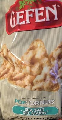 Gefen Popped Corn Chips Sea Salt